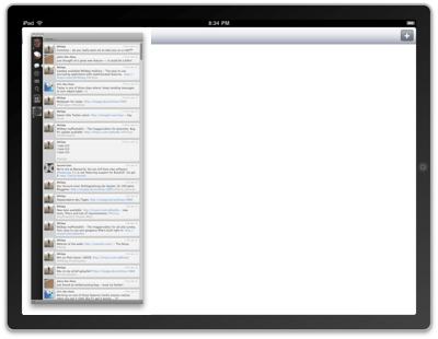 Tweetie for iPad Mockup